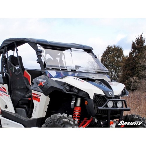 Can-Am Maverick Scratch Resistant Flip Windshield