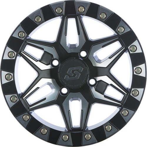 Sedona Split 6 Black Machined 14x7 Beadlock Wheel/Rim