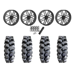 Interco Bogger 38x10-22 Tires on ST-3 Grey Wheels