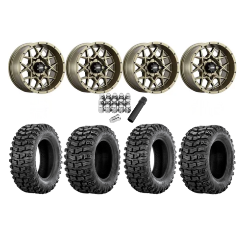 Sedona Buzz Saw R/T 26x9-14 & 26x11-14 Tires on ITP Hurricane Bronze Wheels Sedona Buzz Saw R/T 26x9-14 & 26x11-14 Tires on ITP Hurricane Bronze Wheels