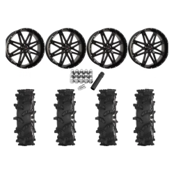 High Lifter Outlaw Max 37x10-24 Tires on ST-7 Gloss Black (24x9) Wheels High Lifter Outlaw Max 37x10-24 Tires on ST-7 Gloss Black (24x9) Wheels