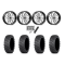 ITP Versa Cross V3 Tires 28x10-18 on MSA M47 Sniper Machined Wheels