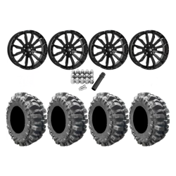 Interco Bogger 35x9.5-20 Tires on HL21 Gloss Black Wheels Interco Bogger 35x9.5-20 Tires on HL21 Gloss Black Wheels
