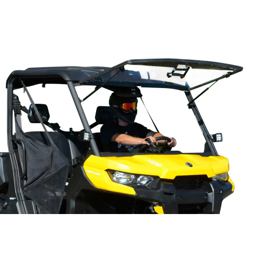 Can-Am Defender Scratch Resistant Flip Windshield Can-Am Defender Scratch Resistant Flip Windshield