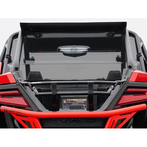 Spike Powersports Polaris RZR Turbo R 2-Seat Tinted/Vented Rear Windshield