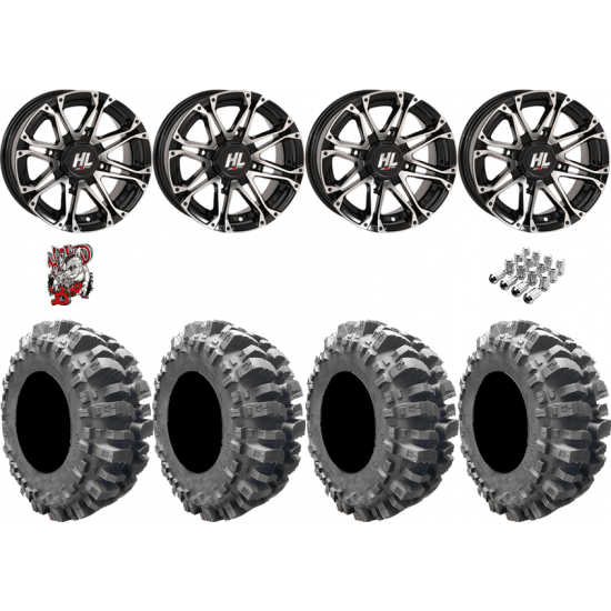 INTERCO BOGGER 28-10-14 TIRES ON HL3 MACHINED WHEELS