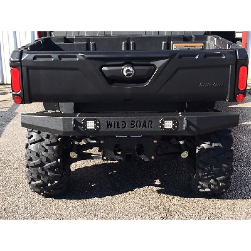 Can-am Defender HD10 Rear Bumper With Lights All Models