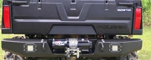 Polaris Ranger Mid Size 570 Rear Bumper With Lights & Winch Mount All Years