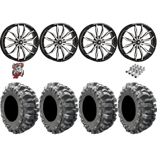 Interco Bogger 33×9.5×20 Tires on HL21 Machined Wheels