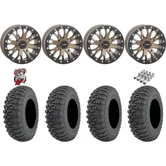 GBC Kanati Terra Master 31-10-14 Tires on SB-4 Bronze Beadlock Wheels